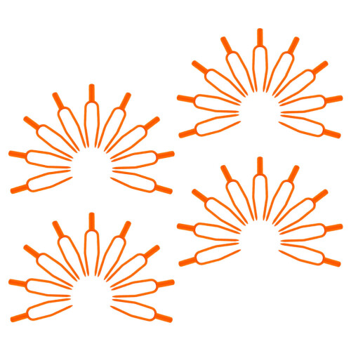 900Pièces Pinces Fixation Vignes Plastique Orange Support Réutilisable 1