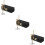 3Pièces Mini Trombone Cuivre 24K Mini Instrument Décoratif 9