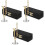 3Pièces Mini Trombone Cuivre 24K Mini Instrument Décoratif 3