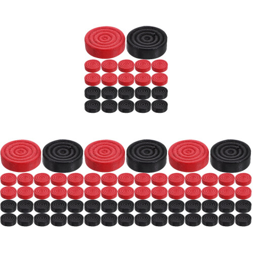 96Pièces Accessoires Jeu Backgammon Bois Colorés 2