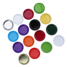 100Pièces Bouchons Plats Colorés Pour Bijoux Projets DIY Créatifs