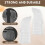 3Pcs Car Crystal Clear Interior Map Dome Light Reading Light Cover for  Prius 2010 - 2015 7