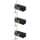 3Pièces Mini Trombone Cuivre 24K Mini Instrument Décoratif 8