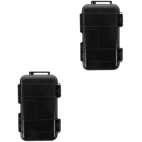 2Pièces De Survie Compacte En ABS Noire Résistante 2