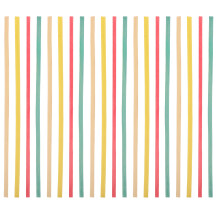 240Pièces Bandes De Bambou Colorées Pour Panier