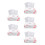 5Paquets Cotons Jetables Rouges Pour Et Nettoyage 6