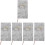 5Pcs Lightweight Grey Daily Agenda Planner Multi-Function Notepad 7