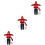 3Ensembles Costume Noël Coton Accessoires Assortis Décoratifs 7