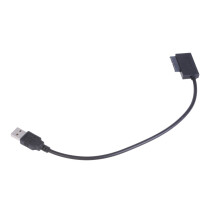 Zuverlässiges USB2.0-auf-7+6-13-poliges Slimlines-SATA-Kabel für