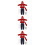 3Ensembles Costume Noël Coton Accessoires Assortis Décoratifs 10