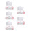 5Paquets Cotons Jetables Rouges Pour Et Nettoyage 8
