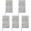5Pcs Lightweight Grey Daily Agenda Planner Multi-Function Notepad 4