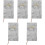 5Pcs Lightweight Grey Daily Agenda Planner Multi-Function Notepad 5
