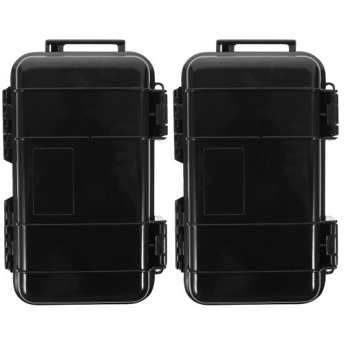 2Pièces De Survie Compacte En ABS Noire Résistante 1