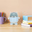 2Pcs Small Blue Plastic Trash Can Cute Mini Desktop Garbage Bin 11