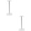 2Pièces Support Casque Aluminium Pour Design Ergonomique 5