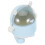 2Pcs Small Blue Plastic Trash Can Cute Mini Desktop Garbage Bin 3