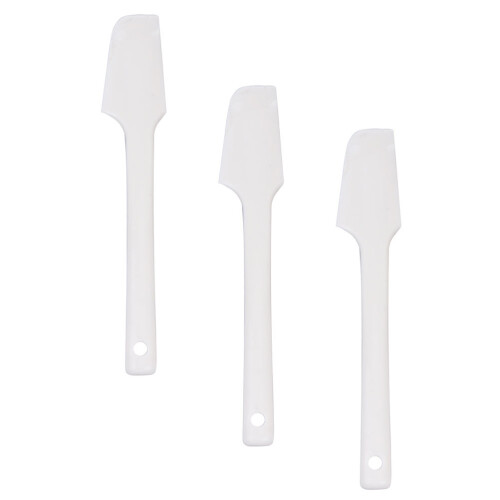 6Pièces Racloirs Silicone Blancs Durables À Usage Domestique Et Pro