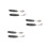 3Ensembles Ustensiles Courbés Antivibrations Acier Souple 8