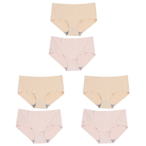 6Pièces Slip Coutures Soie -Taille 1