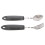 3Ensembles Ustensiles Courbés Antivibrations Acier Souple 2