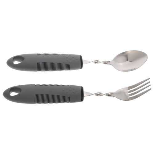 3Ensembles Ustensiles Courbés Antivibrations Acier Souple 1
