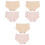 6Pièces Slip Coutures Soie -Taille 3