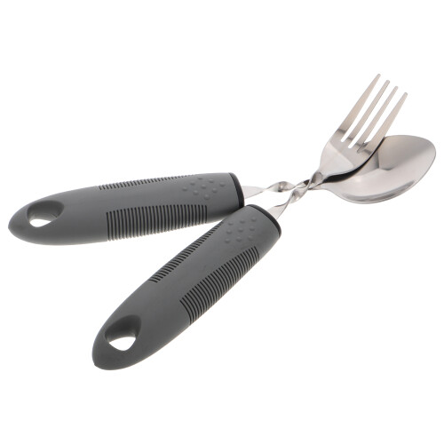 3Ensembles Ustensiles Courbés Antivibrations Acier Souple 2