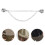 4Pièces Clips Aimantés Pour Vêtements Couleur Argent 11