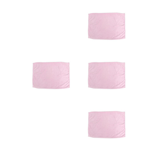 4Pièces Plaid Flanelle Rose Pour Chats Confortable 2