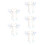 10Pièces Boucles Oreilles Sirène Tassel Résistantes Pour Filles 8