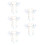 10Pièces Boucles Oreilles Sirène Tassel Résistantes Pour Filles 7