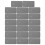 80Pièces Tapis Isolants Pour En Caoutchouc Gris Réutilisables 3