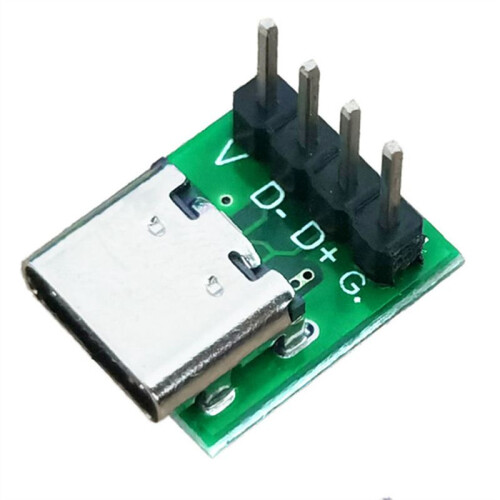 10 Pcs Female Connector USB Type C Breakout Board with PCB Converter Board for Data  Wire Cable Transfer 2