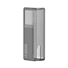 Sikai TPU Case for 165W 10000mAh Power Bank Portable Shockproof Travel Power Bank Storage Case Transparent Black