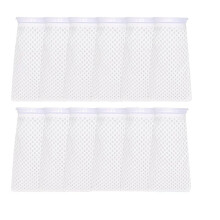 Lot de 12 Chaussettes Filtrantes de 10 cm, 150 Microns, en Nid D'Abeille, pour Aquarium D'Eau Salée