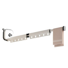 Telescopic Clothes Rack Foldable Clothes Rack Aluminum Alloy Wall-Mounted Home Use Clothes Rack B
