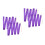 4Pièces De Twirling Violet En Bambou Pour Enfants Danse 7