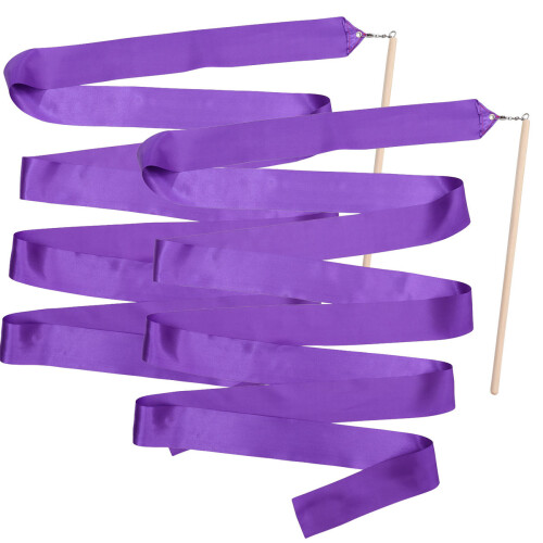 4Pièces De Twirling Violet En Bambou Pour Enfants Danse 1
