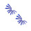 18Pièces Spatule Plastique Bleue Pour Collage Cuir Précis DIY 9
