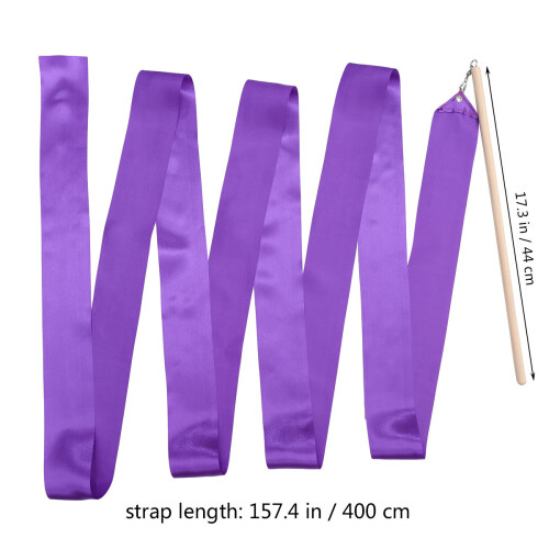4Pièces De Twirling Violet En Bambou Pour Enfants Danse 2