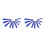 18Pièces Spatule Plastique Bleue Pour Collage Cuir Précis DIY 10