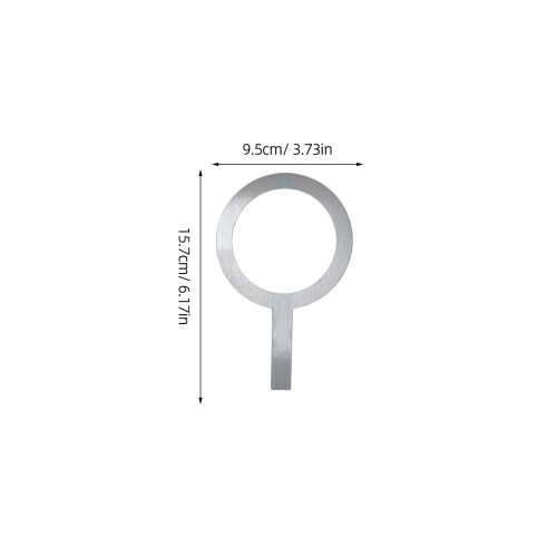 2Pcs Stainless Steel Milk Tea Ring With Handle For Cup Protection 1