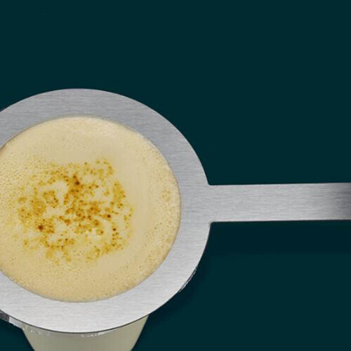 2Pcs Stainless Steel Milk Tea Ring With Handle For Cup Protection 2