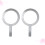2Pcs Stainless Steel Milk Tea Ring With Handle For Cup Protection 8