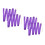 4Pièces De Twirling Violet En Bambou Pour Enfants Danse 10