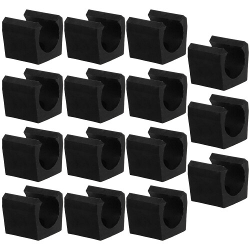 30Pièces Support Canne À Queue Billard Mural Noir 1
