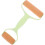 2Pcs Dual-End Green Wooden Plastic Pastry Roller for Home Baking 1