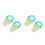 2Ensembles Pompom Makers Plastique Multicolores, Kit Tricot DIY Facile 5