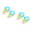 2Ensembles Pompom Makers Plastique Multicolores, Kit Tricot DIY Facile 7